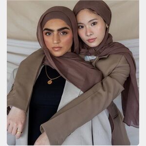 Vela Scarves Modal Hijab - Deep Taupe Mini